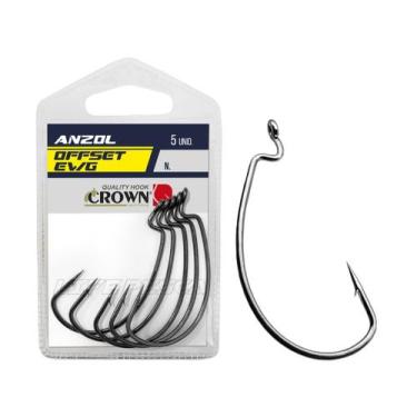 Imagem de Anzol Crown Offset EWG N 6/0 - 5 Peças