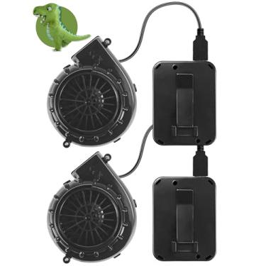 Imagem de Asekonc 2 Packs Halloween Mini Blower Fan for Dinosaur Costume Inflatable Game Clothing Suits