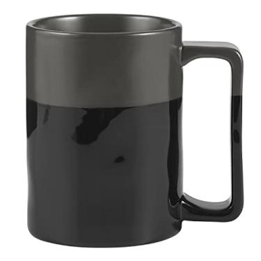 Imagem de Santa Barbara Designs Studio Caneca de café orgânica de açúcar de mesa, 473 ml, preto brilhante e fosco