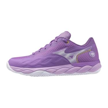 Imagem de Mizuno Tênis feminino Wave Enforce Court Ac, Bellflower/branco, 37