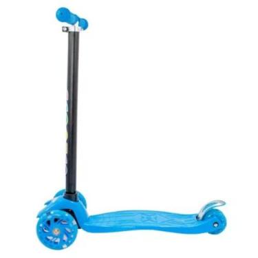 Imagem de Brinquedo Patinete Infantil Com 4 Rodas Azul luz/P crianças + 6 anos A