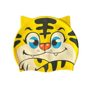 Imagem de Touca Infantil De Natação Esporte Aquático Piscina Toca Toquinha Perso
