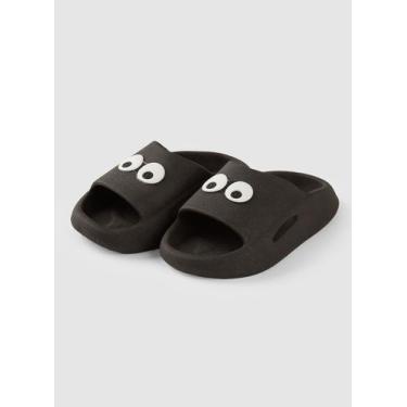 Imagem de Chinelo Nuvem Preto Infantil Olhinho - Molekada, 23/24