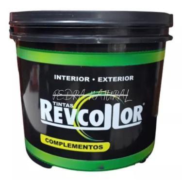 Imagem de Revestimento Textura Pedra Natural 23kg Acompanha +primer - REVCOLLOR,