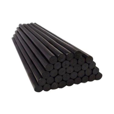 Imagem de Cola Quente Bastão Silicone Preta Martelinho Artesanato 1 Kg - Permak