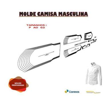 Imagem de Molde De Camisa Dia Dos Pais  P Ao Xg Pelos Correios Frt Grt - Modelag