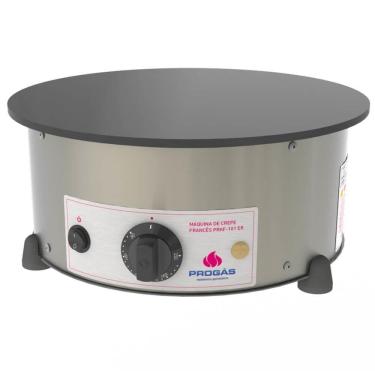 Imagem de Chapa para Crepe Francês Redonda Progás Elétrica 220V com Termostato PRKF-101 ER - P37612