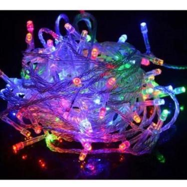 Imagem de Pisca Pisca 100 Leds Coloridos 9 Metros NT00043 Natal Kasa