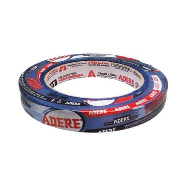 Imagem de Fita Crepe Azul para Pintura Imobiliária Profissional 18 mm x 50 m Ade