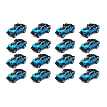 Imagem de Kit 16x Brinquedo carrinho Camionete 4x4 propulsão - AP TOYS