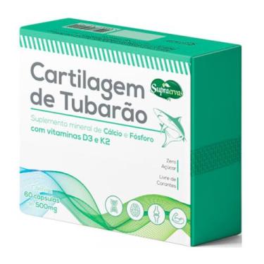 Imagem de Cartilagem de Tubarão Supra Ervas 60 caps - Supraervas, Azul