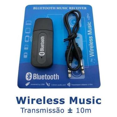 Imagem de Receptor Bluetooth Áudio Estéreo 2.1 Usb P2 Adaptador para Músicas - b