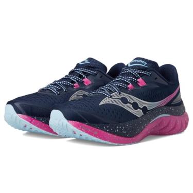 Imagem de Saucony Tênis feminino Endorphin Speed 4, Azul-marinho/Fúcsia, 34