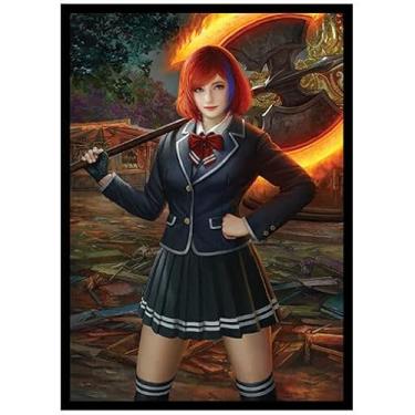 Imagem de Fantasy North - Elaina – Festival Face Off – 100 capas lisas foscas para cartas colecionáveis TCG – Anime – Serve para Pokémon Magic MTG Commander e outros jogos de cartas – Mangas de baralho