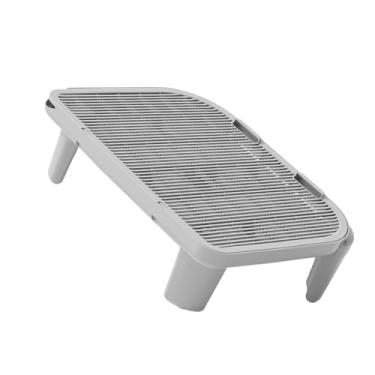 Imagem de IEUDNS Rampa para maca de gatos, tapete reutilizável portátil para maca de gatos, para lavatório, quarto, sala de estar, Cinza