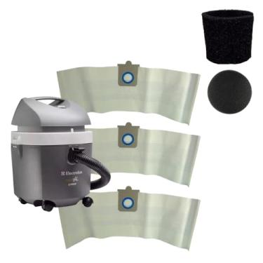 Imagem de Kit Hidrovac 1300 Saco + Filtro Redondo Electrolux Hidrovac 1300 + Filtro Motor