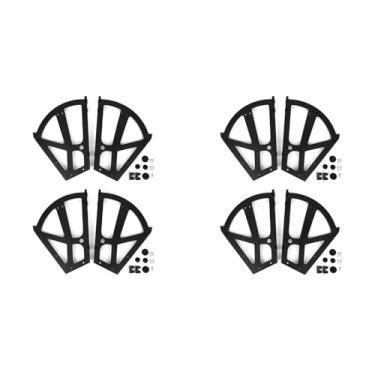 Imagem de Dobradiça da Gaveta da Sapata, Dobradiças da Cremalheira da Sapata 8 Conjunto Móveis para Casa Sapatos Gaveta do Armário Dobradiça Placa da Aleta Quadro Girando Acessório da