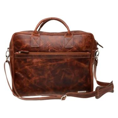 Imagem de Pasta Executiva Masculina Notebook Couro Oliver Sifra (RUSTICO SELA)