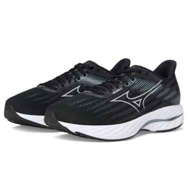 Imagem de Mizuno Tênis de corrida masculino Wave Inspire 21 2e, Preto, prata, 9.5 Wide