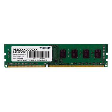 Imagem de Memória RAM Patriot  4GB DDR3 1600MHz  PSD34G16002