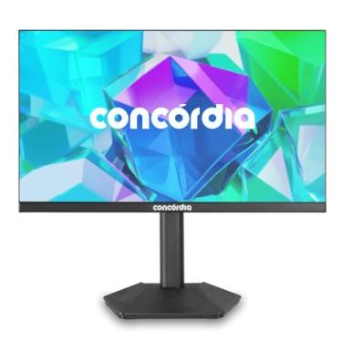 Imagem de Monitor Concórdia P2404 23,8'' IPS HDMI DP VGA e 4 USB 3.2 Com Ajuste de Altura e Rotação