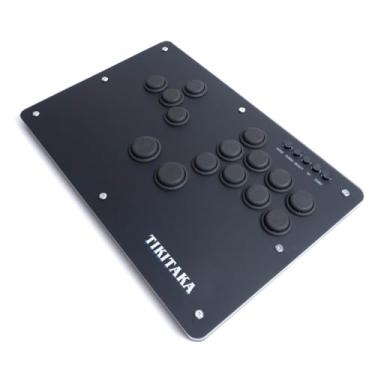 Imagem de TIKITAKA S Series S15B-N Split Button Layout Refined Nylon Buttons Joystick 15Keys All-Button Nylon Buttons Gamerfinger Arcade Controller Street Fight for PC/Ps3/Ps4/Steam Game Arcade Stick