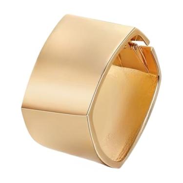 Imagem de Pulseira Bracelete Dourado Escovado ZERASTOCK Squared