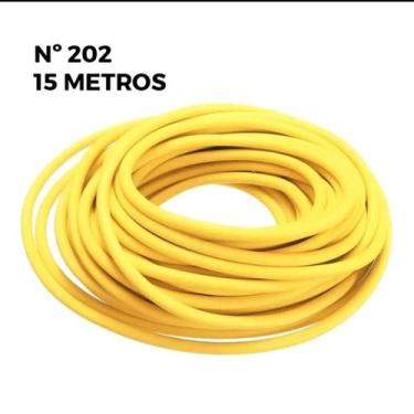Imagem de Tubo de Látex Garrote N202 Pacote 15 metros Látex Brasil, Amarelo