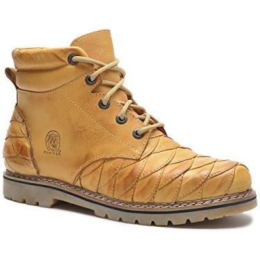 Imagem de Bota Coturno Masculino Adventure Botina Casual Couro Legitimo (Castor, BR, Adulto, Numérico, 42)