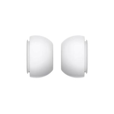 Imagem de Borrachinha de Silicone para Fone de Ouvido AirPods Pro com Tela de Proteção - Branco (M)