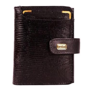 Imagem de Carteira Feminina de Couro Artlux 003, Preto