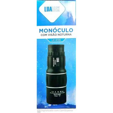 Imagem de Super Monóculo Profissional Luneta 16X52 Alcance 8Km Luatek