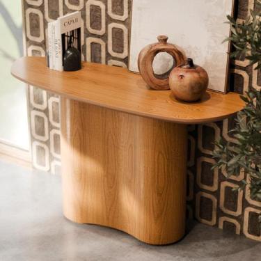 Imagem de Aparador Buffet Aracajú Design Rustico Com Tampo Orgânico para Cozinha