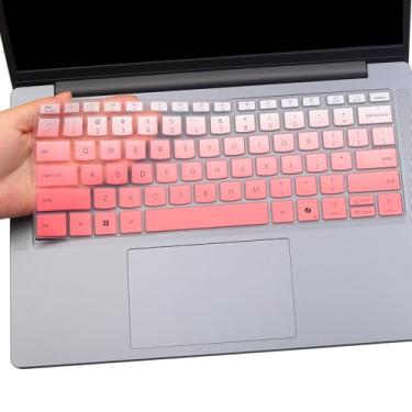 Imagem de i-Tensodo Capa de teclado para 2025 2024 Yoga Slim 7 14IMH9 14Q8X9 35.6 cm, Yoga Slim 7X 14Q8X9M 36.8 cm, Yoga Slim 7 15ILL9 39.6 cm Capa de teclado rosa