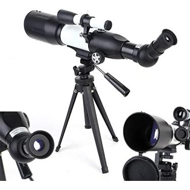 Imagem de ZYHSIJOBAS Ultra HD, telescópios, telescópios para adultos, monóculos astronômicos de alta definição com tripé e localizador para adultos iniciantes, prata