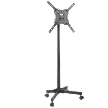 Imagem de Suporte universal de TV para quarto, suporte universal de TV sobre rodas para monitor de 17 a 50 polegadas, altura ajustável, suporte universal de televisão,