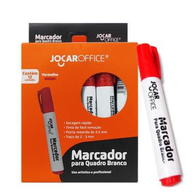 Imagem de Piloto Para Quadro Branco Marcador Pincel Cor Azul Preta E Vermelha Ki