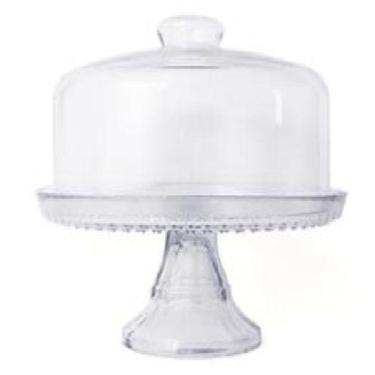 Imagem de Conjunto Boleira Vidro Vitazza com Pé