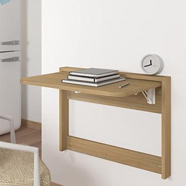Imagem de Mesa de jantar montada na parede, mesa de cozinha, mesa dobrável de parede para pequenos espaços, mesa de computador, cadeiras de trabalho, lavanderia para quarto, sala de estar, banheiro (cor: Orig