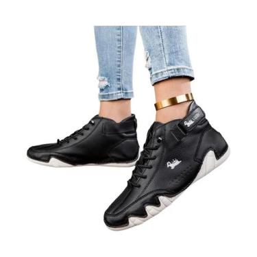 Imagem de Botas de Tornozelo Femininas - Planas, com Cadarço e à Prova d'Água, 3