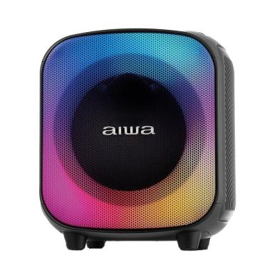 Imagem de Caixa De Som Partybox Aiwa Pb-07 Bluetooth, Iluminação Rgb Preto Bivolt