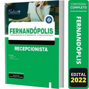Imagem de Apostila Câmara De Fernandópolis Sp - Recepcionista - Editora Solucao