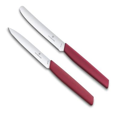 Imagem de Conjunto Facas Victorinox Swiss Modern Edição Limitada - 2 Unidades - Vermelha - 6.9096.2l4