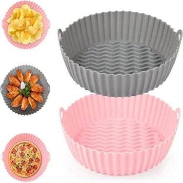 Imagem de Forma Forro Forno AirFryer Silicone Reutilizavel Antiaderente - Bruart