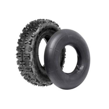 Imagem de Kit Pneu e Câmara 4.10 6 Para  Mini Quadriciclos Aro 6 - FUNX, funx