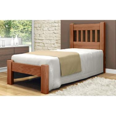 Imagem de Cama Solteirão (Solteiro Extra) Pérola de Madeira Maciça Tauari