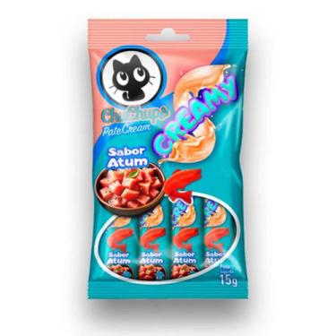 Imagem de Petisco para Gatos Chuchups sabor Atum 4 sachês de 15g cada - Arosi