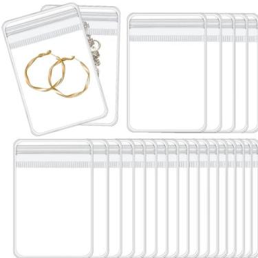 Imagem de Saco Zip Hermético PVC Transparente 4x6cm - Pct c/ 100 - Genérico