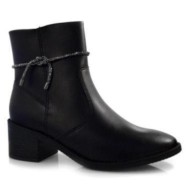 Imagem de Bota de Cano Feminina Ramarim 24-59102, Preto, 36