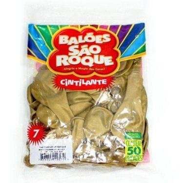 Imagem de Balão São Roque Nº7, Dourado